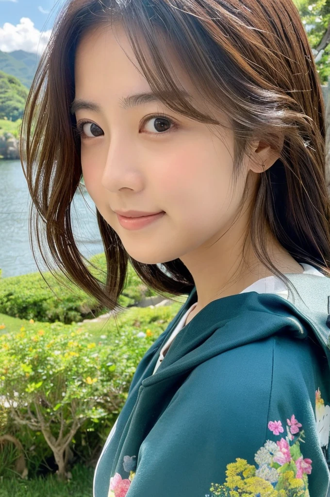 ((Highest quality)), ((masterpiece)), (detailed),Perfect Face,Japanese,landscape,Beauty,cute,Upper Body