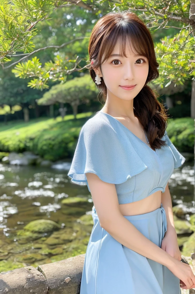 ((Highest quality)), ((masterpiece)), (detailed),Perfect Face,Japanese,landscape,Beauty,cute,Upper Body