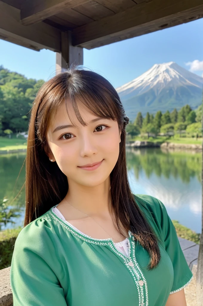 ((Highest quality)), ((masterpiece)), (detailed),Perfect Face,Japanese,landscape,Beauty,cute,Upper Body
