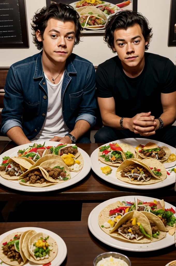 Imagine Harry Styles and Checo Peréz having tacos for dinner in Mexico