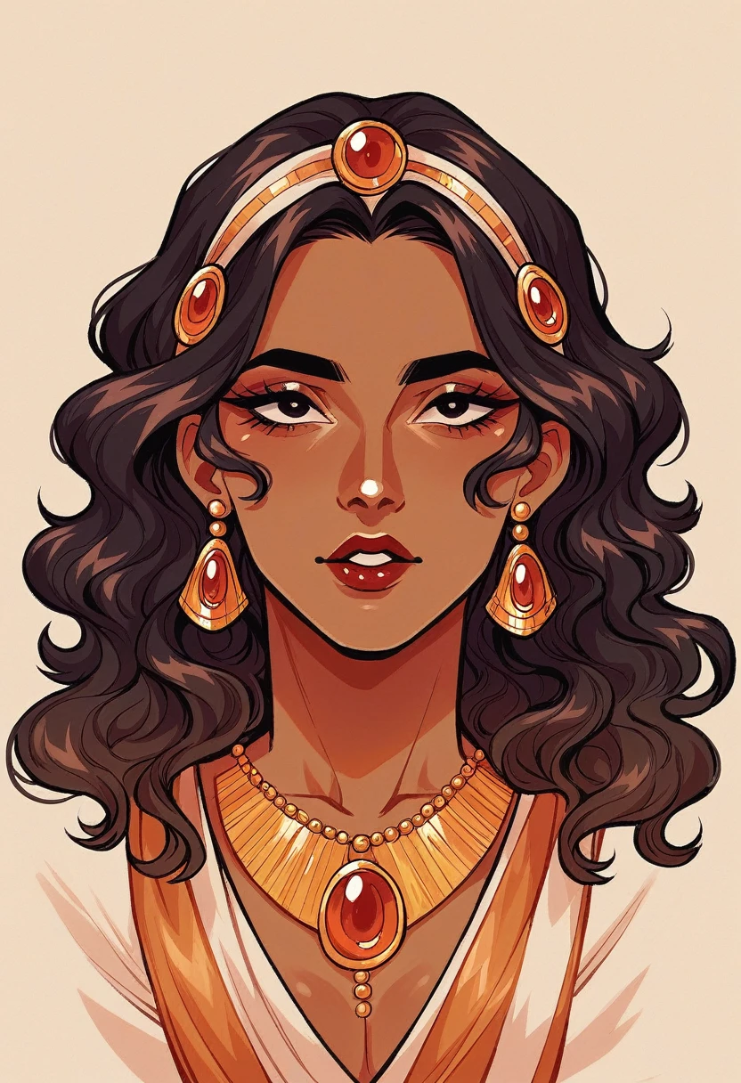 Create a realistic portrait of a beautiful 21-year-old Indian girl in traditional attire. She has dark, wavy hair adorned with jasmine flowers, large expressive eyes highlighted with kohl, and glowing golden brown skin. She is dressed in a vibrant red and gold saree with intricate embroidery. Her wrists are adorned with glass bangles, and she wears a classic gold necklace. A small bindi graces her forehead. The overall look should exude grace, elegance, and the rich cultural heritage of India.