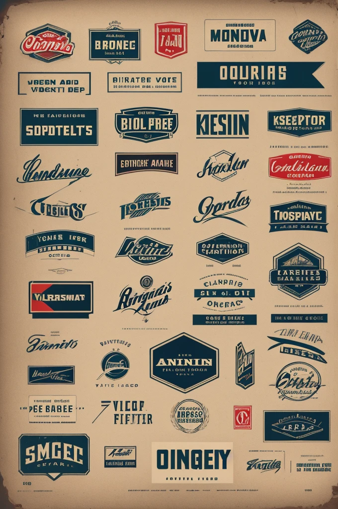Vintage logos
