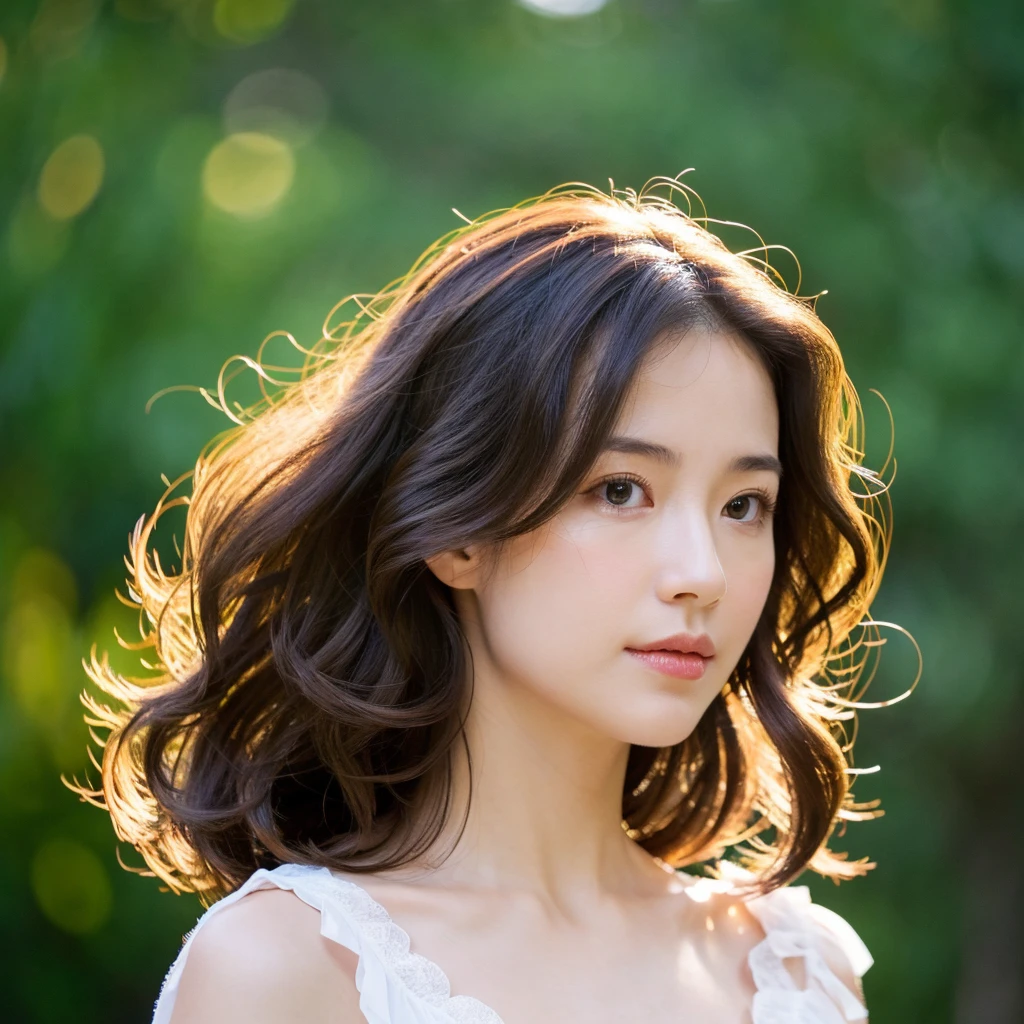 Beautiful mature woman with beautiful wavy long hair, Ultra-high resolution,(Realistic:1.4), ((Highest quality)), ((masterpiece)), (be familiar with),