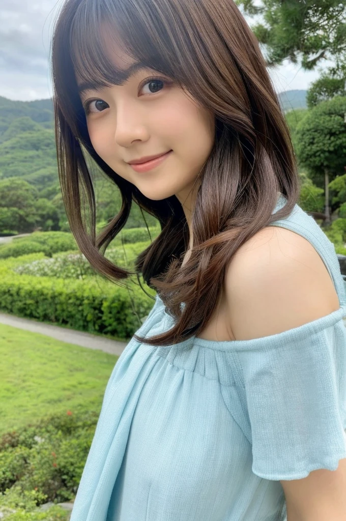 ((Highest quality)), ((masterpiece)), (detailed),Perfect Face,Japanese,landscape,Beauty,cute,Upper Body