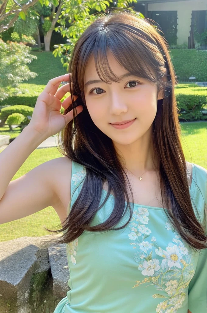((Highest quality)), ((masterpiece)), (detailed),Perfect Face,Japanese,landscape,Beauty,cute,Upper Body