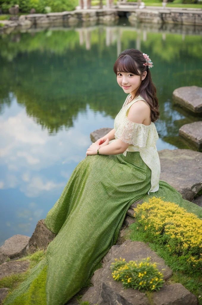 ((Highest quality)), ((masterpiece)), (detailed),Perfect Face,Japanese,landscape,Beauty,cute,Upper Body