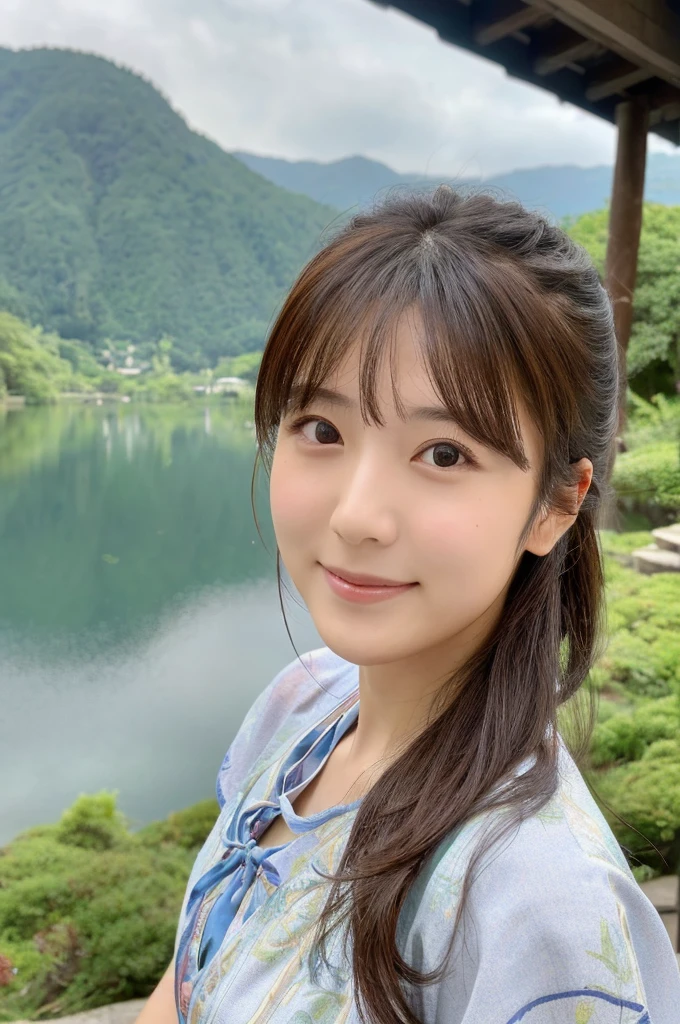 ((Highest quality)), ((masterpiece)), (detailed),Perfect Face,Japanese,landscape,Beauty,cute,Upper Body