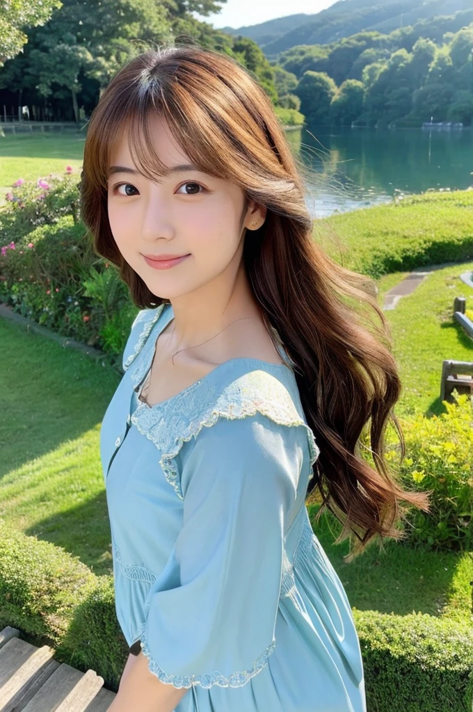 ((Highest quality)), ((masterpiece)), (detailed),Perfect Face,Japanese,landscape,Beauty,cute,Upper Body