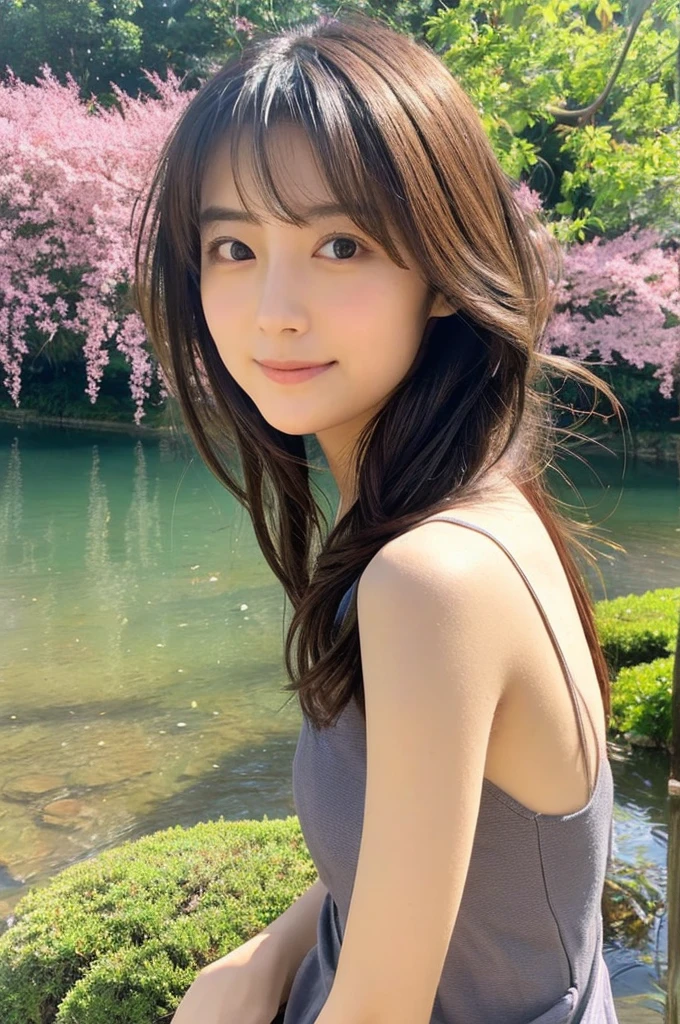 ((Highest quality)), ((masterpiece)), (detailed),Perfect Face,Japanese,landscape,Beauty,cute,Upper Body