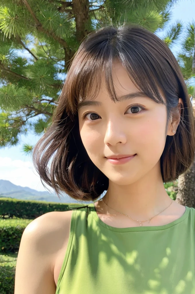 ((Highest quality)), ((masterpiece)), (detailed),Perfect Face,Japanese,landscape,Beauty,cute,Upper Body