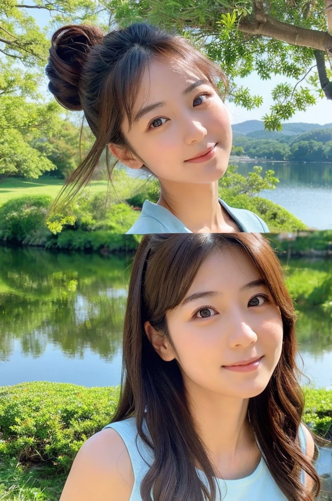 ((Highest quality)), ((masterpiece)), (detailed),Perfect Face,Japanese,landscape,Beauty,cute,Upper Body
