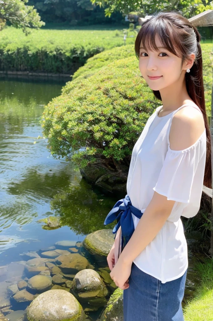 ((Highest quality)), ((masterpiece)), (detailed),Perfect Face,Japanese,landscape,Beauty,cute,Upper Body