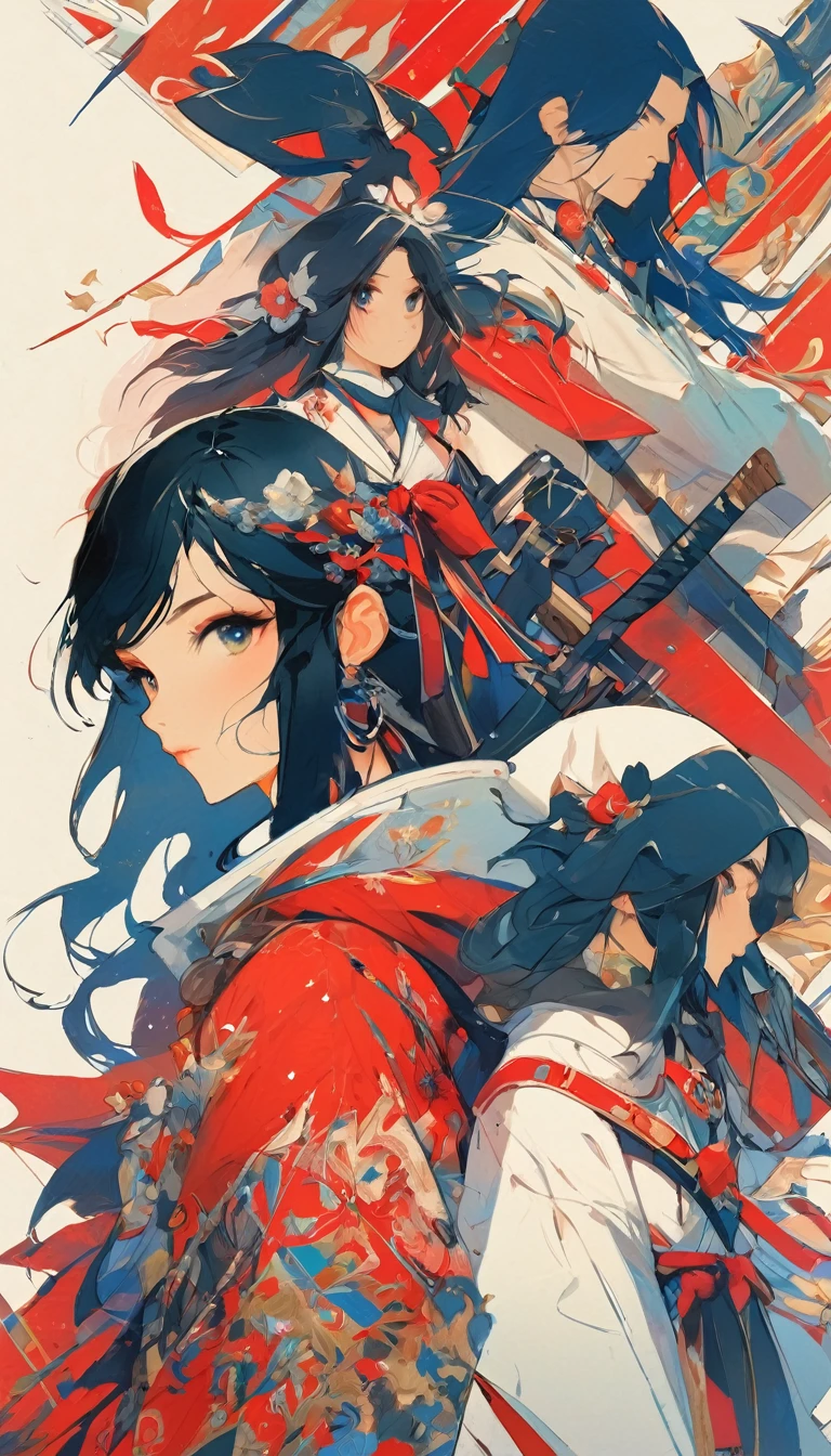 Beautiful assassin、 1 girl、you&#39;Trying to kill the target.、Eyes Wide Open、Glowing Claws、Red glowing eyes、Ezvian everywhere、On a dark blue gradient background、Grinning expression、best artistic paintings、Ultra-high resolution、