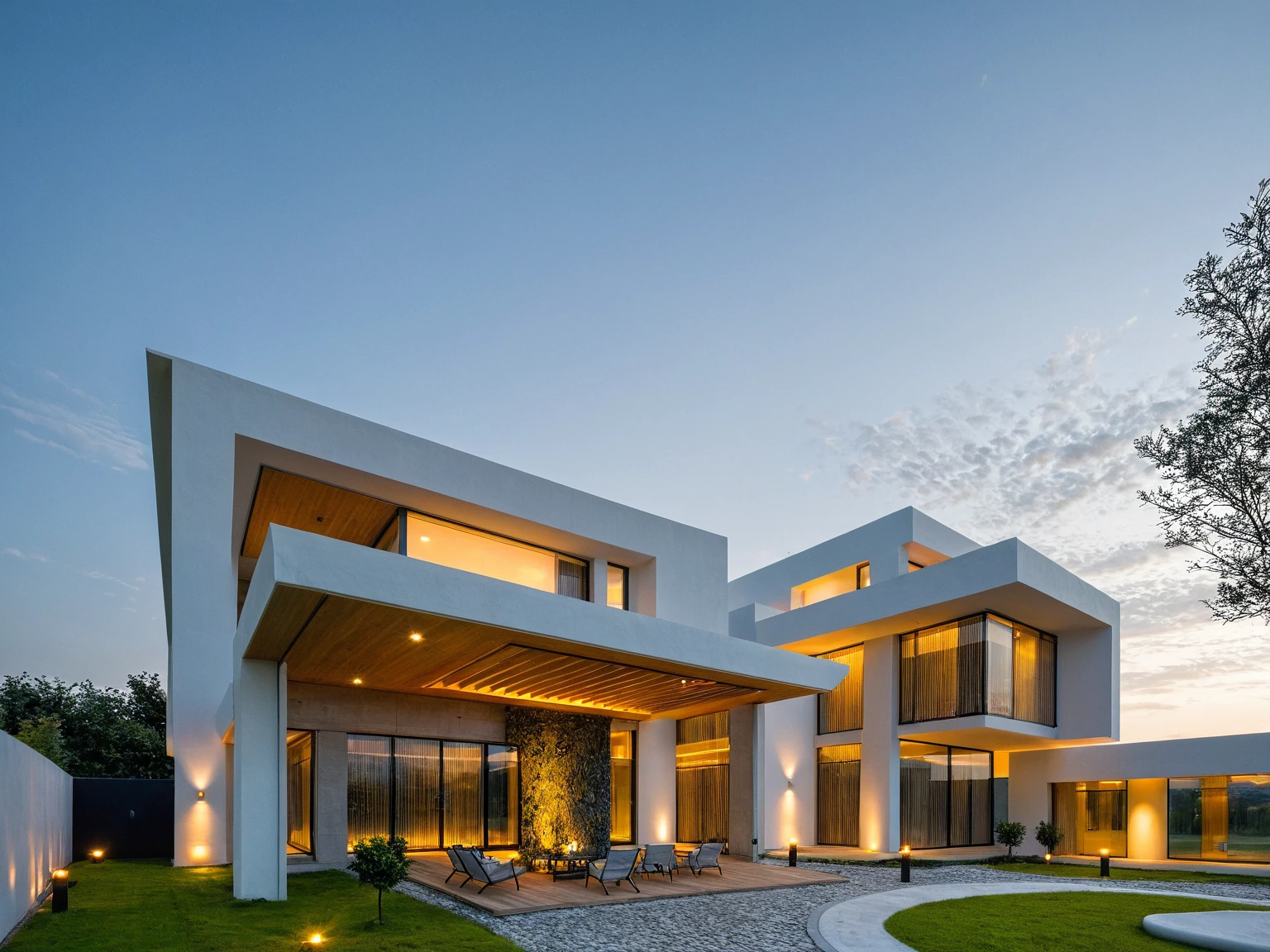 Masterpiece, high quality, best quality, authentic, super detail, outdoors, onestoreyvillaXL, aiaigroup, house style modern on the street ,stairs, white wall ,road,pavement, grass, trees, sky, cloud, (daylight:1.1)

