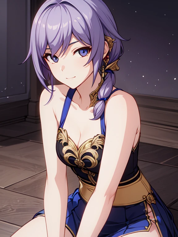 top quality, outstanding details, Super high resolution, (loyalty: 1.4), best illustration, I prefer details, very tight 1 girl, with a gentle and beautiful face, Delicate collarbone, quality fishtail skirt, shyness