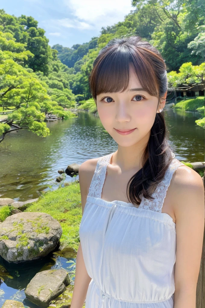 ((Highest quality)), ((masterpiece)), (detailed),Perfect Face,Japanese,landscape,Beauty,cute,Upper Body