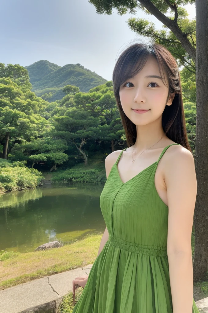 ((Highest quality)), ((masterpiece)), (detailed),Perfect Face,Japanese,landscape,Beauty,cute,Upper Body