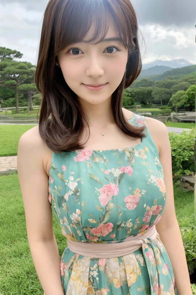 ((Highest quality)), ((masterpiece)), (detailed),Perfect Face,Japanese,landscape,Beauty,cute,Upper Body