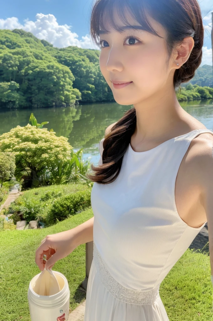 ((Highest quality)), ((masterpiece)), (detailed),Perfect Face,Japanese,landscape,Beauty,cute,Upper Body