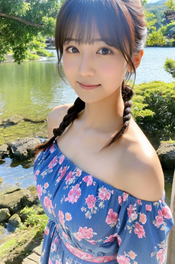 ((Highest quality)), ((masterpiece)), (detailed),Perfect Face,Japanese,landscape,Beauty,cute,Upper Body