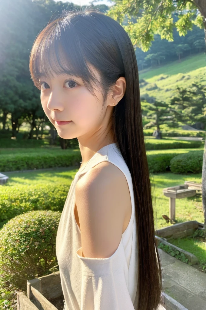 ((Highest quality)), ((masterpiece)), (detailed),Perfect Face,Japanese,landscape,Beauty,cute,Upper Body