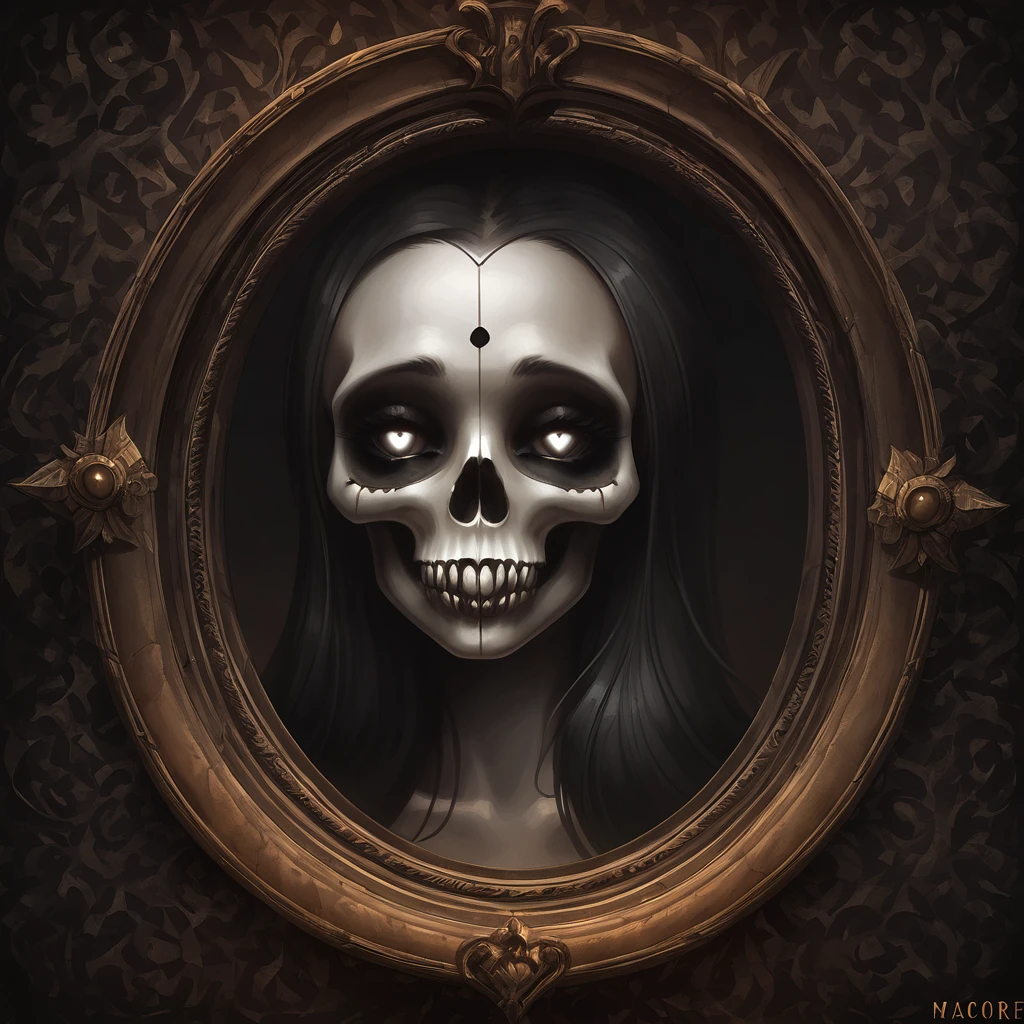 send out a s.o.s in in macabre art style
