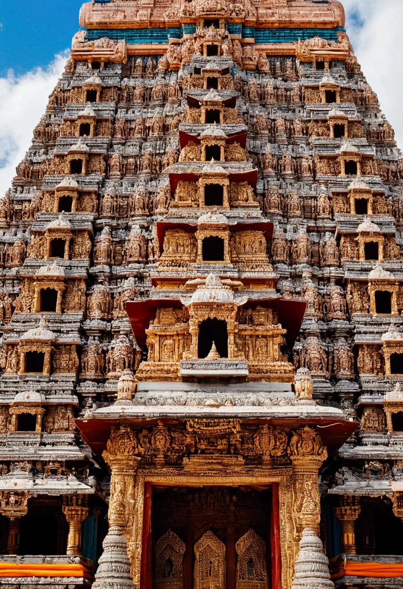 a magnificent Hindu temple.