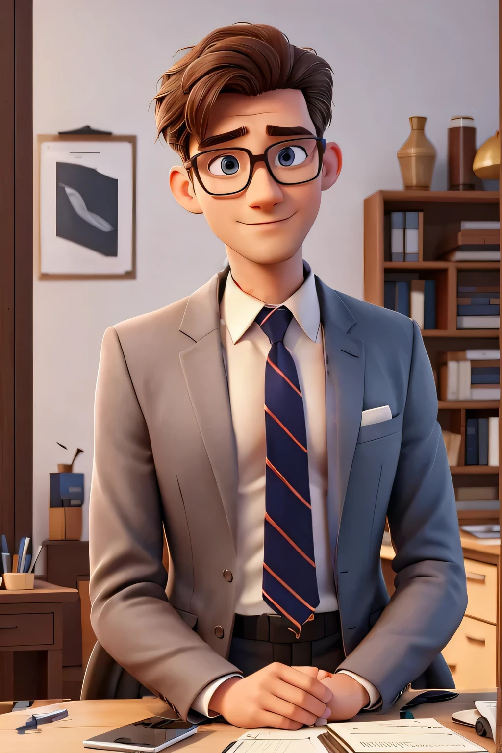 navy blue shirt without tie