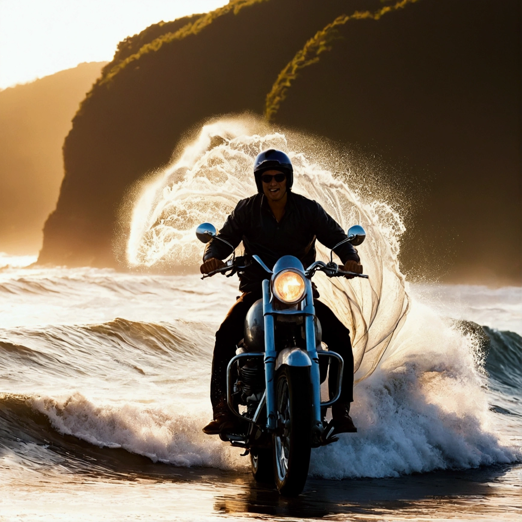 life experience People ride the wind and waves