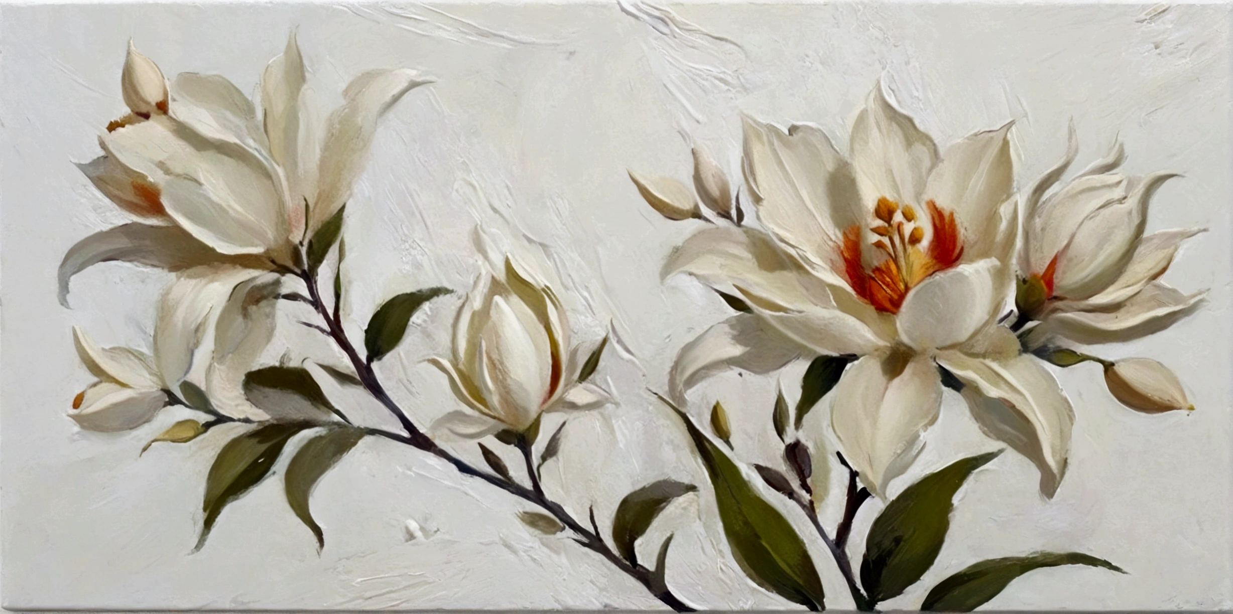 Small Flower,color,Perfect proportion,vanilla,bright,White background,real,emotion,Thick textured paint,