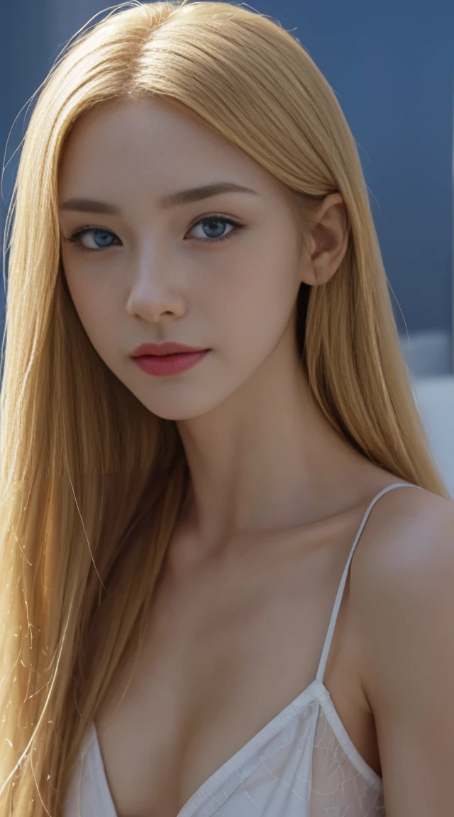 (((Blonde、High tone color、forehead、Russia、Northern Europe、White background)))、highest quality、8K masterpiece、超A high resolution、(Realistic:1.3)、RAW Photos、1 girl、Golden Hair、Glowing Skin、1. Super beautiful dress、((Ultra-Realistic Details))、Portraiture、Global Illumination、Octane Rendering、8k、Ultra Sharp、Beautiful breasts、Cool colors、、Very intricate details、Realistic Light、Beautiful Eyes、Shining Eyes、To the camera、White background