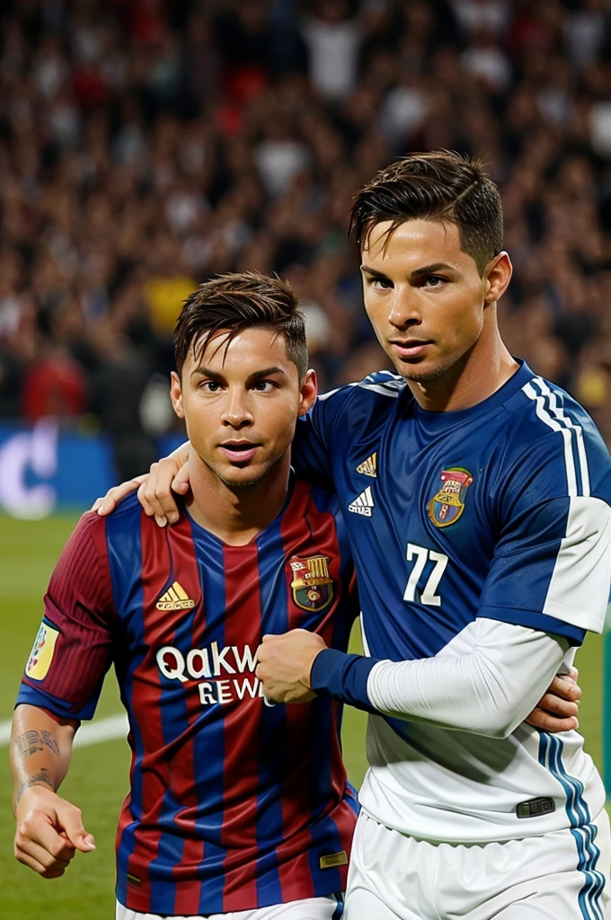 Ronaldo and Messi