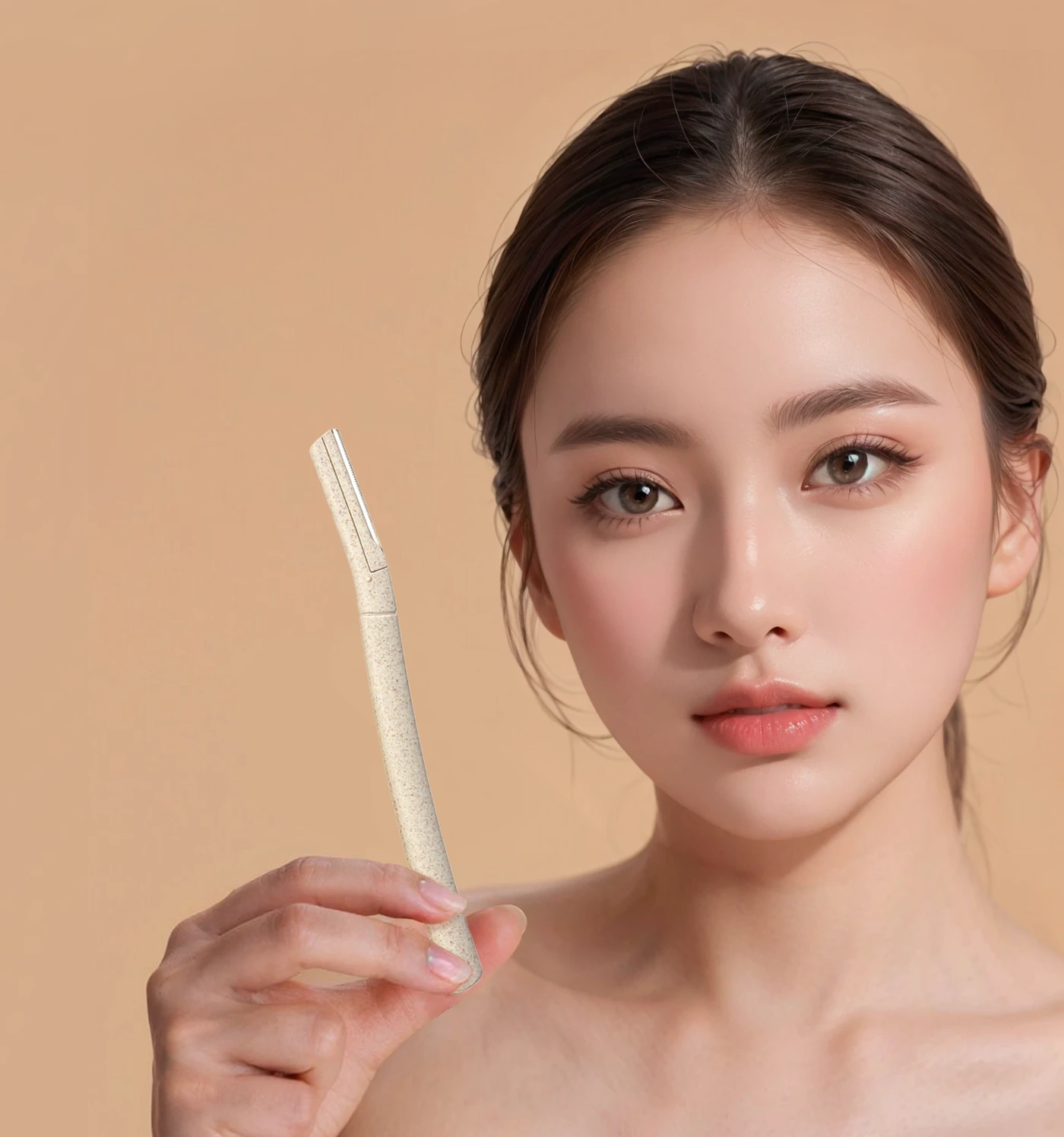 (8K、highest quality、highest quality、masterpiece、ultra high resolution(Reality:1.4),beautiful woman with perfect figure:1.4、big ,carefully crafted face, (carefully made hands)、skin texture)