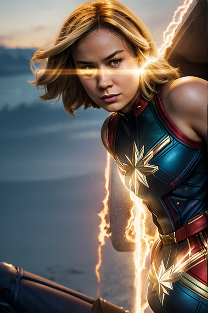 Captain Marvel full of milk
