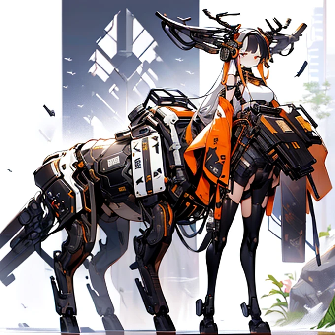 full-body shot(best quality),masterpiece, Very beautiful girl, Very detailed, Amazing, fine details, official art, Super detailed, High resolution, A girl stands in front of a tiger, (Taoism), Beautiful and meticulous girl, There is light on the face, nobody, Flowing blonde hair, Mechanical Lady, Mechanical Armor, water, Armored, Pink mech, Honey Mecha, Machinery,burning city, broken streets, ruins,Motorcycle Friends,horizon,(whole body:0.8),upper bust_Body,,Taoism,flower,Long Er,Bathyscaphe,tarot,(masterpiece, highest quality), (Detailed Hair), Very detailed, Anime Style, whole body, alone, Concept Art, Science Fantasy Combat Girl, Neck-length black and yellow hair, Golden Eyes, His right hand has been modified into a deadly cybernetic claw.. Cyber Kimono, Torn red scarf, Cyber Horned, Wearing tabi socks, White Background, whole body, Standing in the wasteland,Miss, witch hunter, Super detailed, Japanese hairstyle, Surreal robotic arm