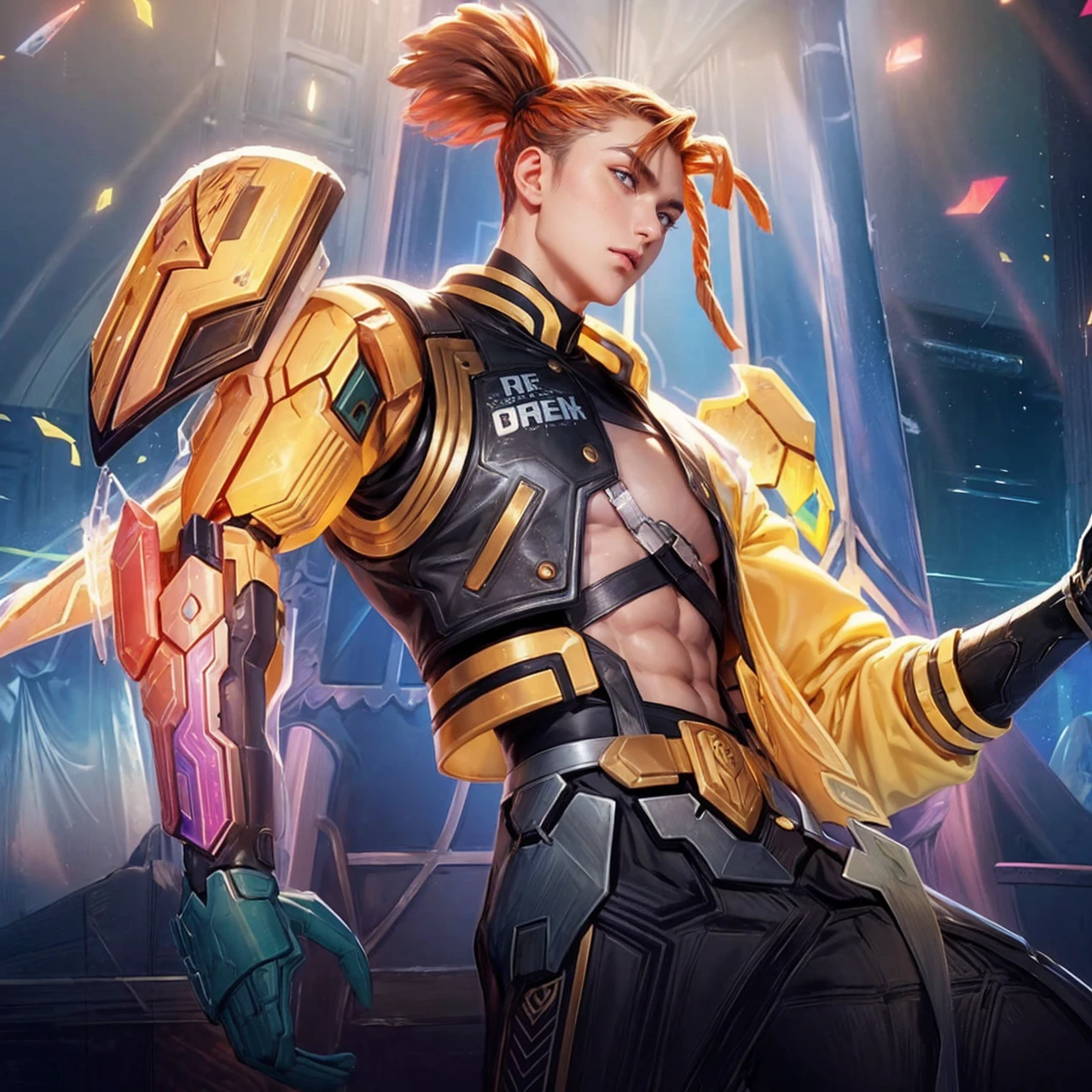 (masterpiece,best quality,ultra_detailed,highres,absurdres),1 mature male, 30-ish, (wide shoulder), ((no chest hair)), male focus, solo, short black Quiff hair with Soft Fringe (bangs part on side 3:7 ratio), simple background, blue eyes, upper body, short hair, looking at viewer, parted lips, round eyewear, wet hair, open black shirt, long sleeves, showing a bit of muscles, bedroom background.