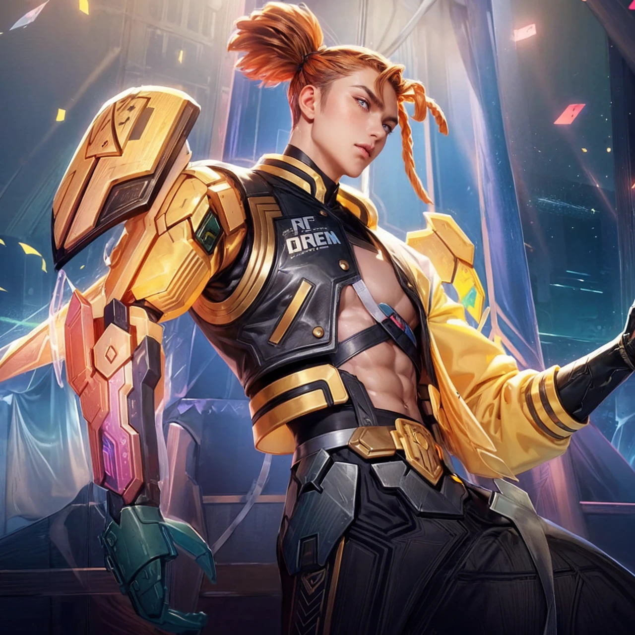 (masterpiece,best quality,ultra_detailed,highres,absurdres),1 mature male, 30-ish, (wide shoulder), ((no chest hair)), male focus, solo, short black Quiff hair with Soft Fringe (bangs part on side 3:7 ratio), simple background, blue eyes, upper body, short hair, looking at viewer, parted lips, round eyewear, wet hair, open black shirt, long sleeves, showing a bit of muscles, bedroom background.