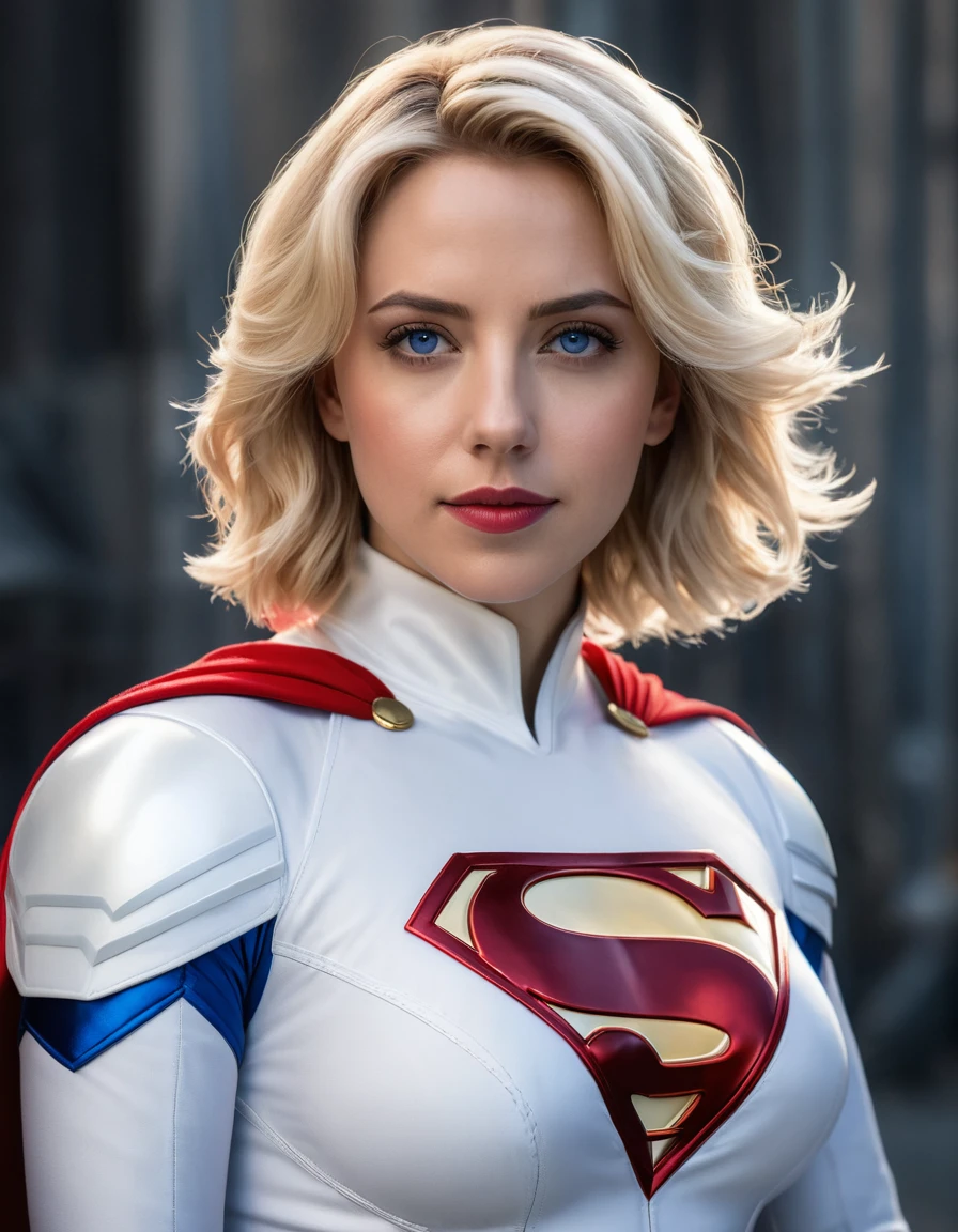 Power Girl DC ,torn clothes,