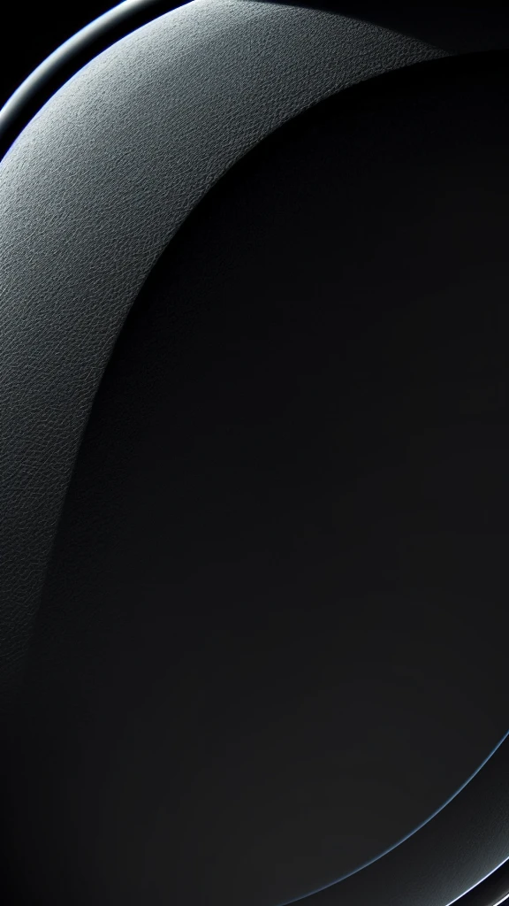 Make me a wallpaper for iPhone 14 pro max, color negro mate, and 3d, detailed