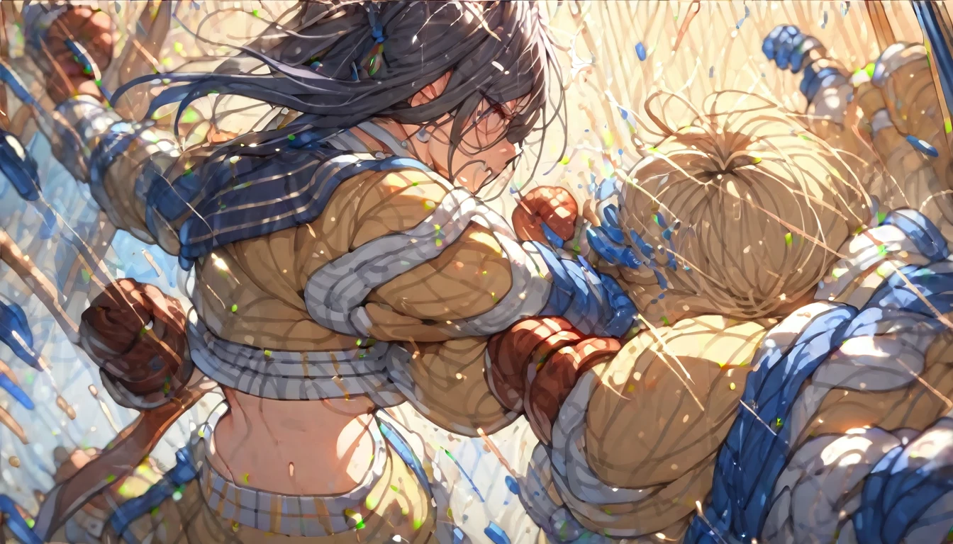 (Highest quality),1 high school girl,fight