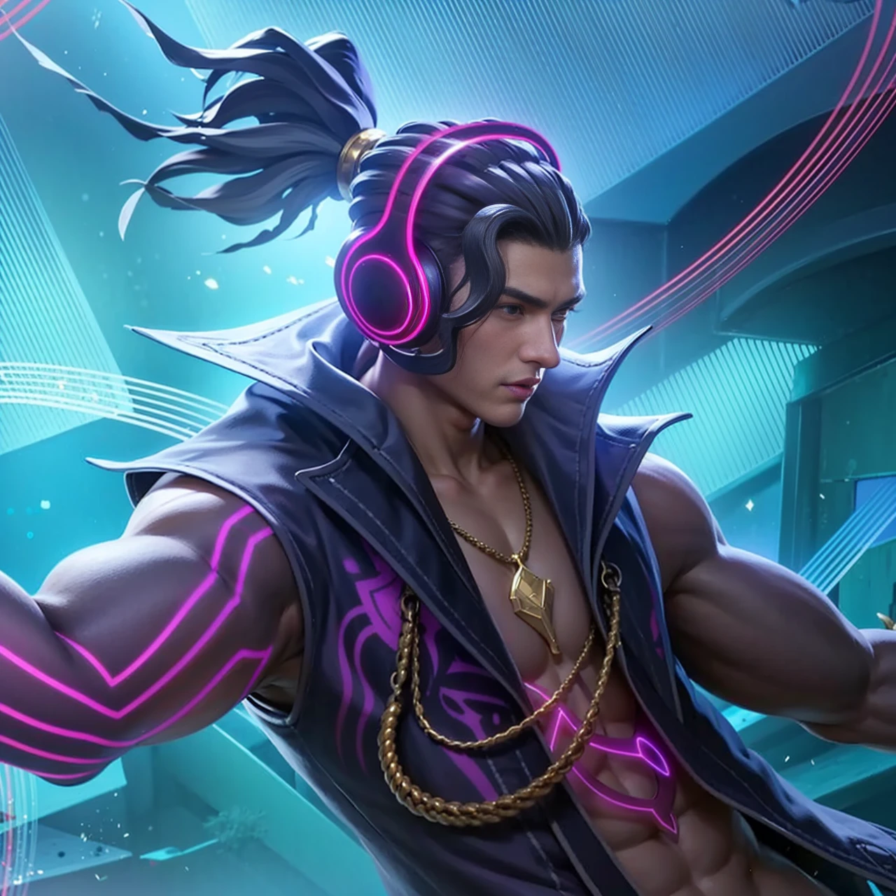 Best quality, masterpiece, detailed skin texture, detailed clothes texture, detailed face, super detail, 8k, intricate detail, 1 boy, The color doesn't change, Muscle guy, 1 guy