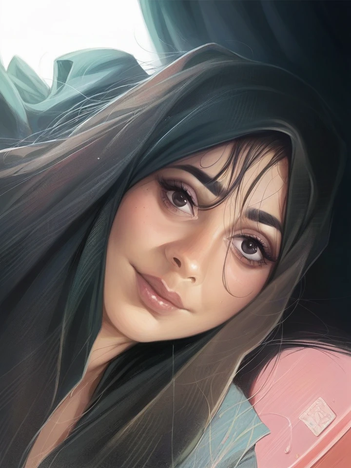 close up,phorealistic,naked,hijab