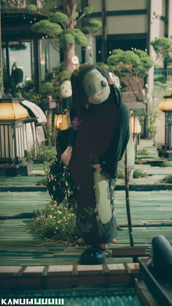 (Immersive Photography, Full body photo:1.4),
(Spirited Away, Kamajii:1.6),