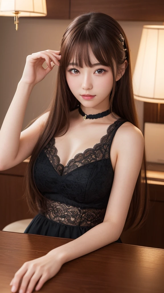 (8k, Ultra-high resolution, Highest quality, Tabletop:1.2),(18-year-old:1.2)、8k、Japanese girl&#39;s life々Beautiful portrait、Photorealistic、Ultra-high resolution、Highest quality、Stylish、Tie your hair up、Small face、,(mini skirt)、(Absolute area)、(Natural skin texture、Detailed skin、Hyperrealism、Ultra Sharpness)、Intricate details、Depth of written boundary、Gravure idol pose、actress、Captivate your audience,Laughing happily、