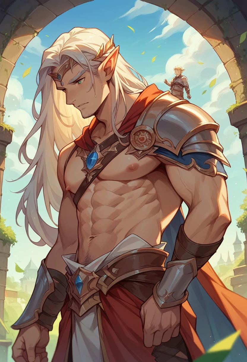 Ultra Detailed, Beautiful, Masterpiece, Best Quality, Elf, Epic, Fantasy,Male,Mage