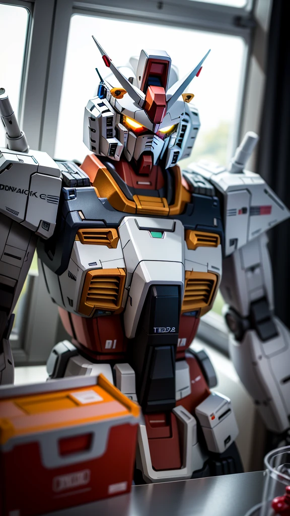 inbox\(Teddorp\),(8K, RAW photos, best quality, masterpiece:1.2),((In a toy box with glass windows)),Solitary,on the table,(Showcase),
A giant (Gundam rx78 1.2) (Upper Body:1.2),close up,(steel),best quality,((Science Fiction)),lens flare,Unreal Engine,number,Style - TronLegacy-8v-B,
,Popular on CGsociety,Beautiful and detailed lighting,Shadow opt-6000,