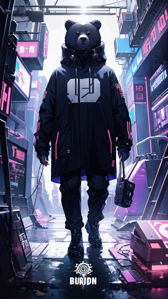 bear、Big、Cyberpunk clothing、