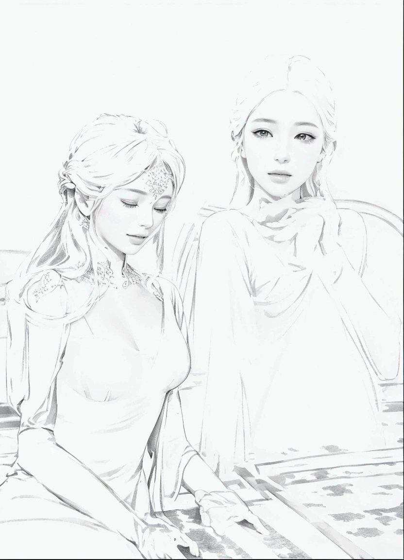 a beautiful young woman in a serene garden, detailed facial features, long eyelashes, fair skin, long flowing hair, elegant dress, sunlight filtering through the trees, lush greenery, blooming flowers, (best quality,4k,8k,highres,masterpiece:1.2),ultra-detailed,(realistic,photorealistic,photo-realistic:1.37),cinematic lighting,vibrant colors,intricate details,portrait