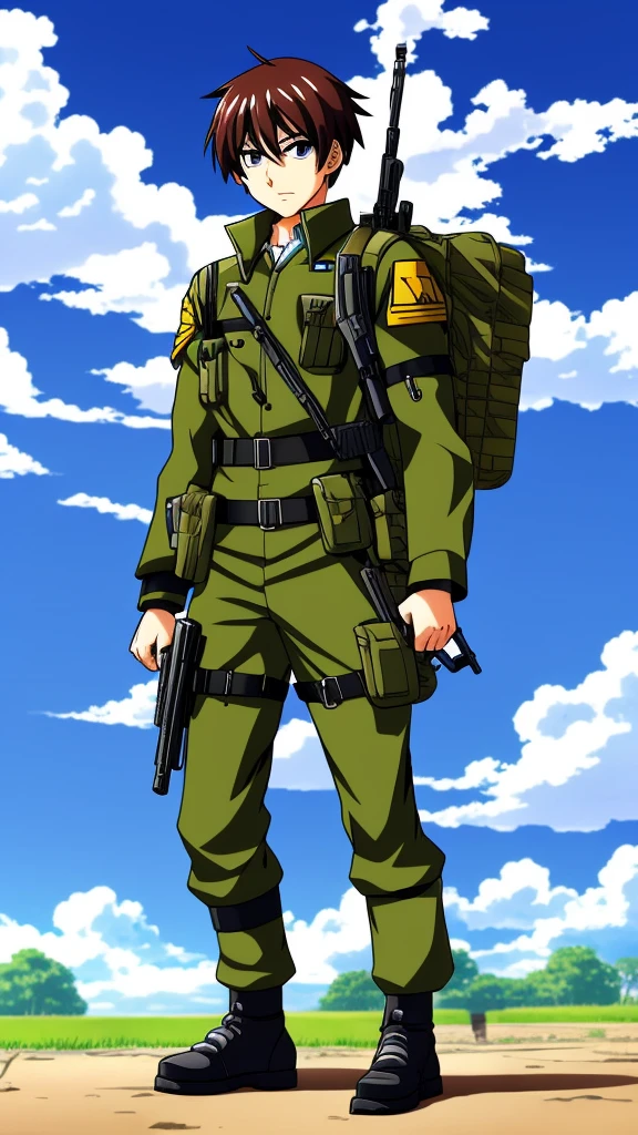 anime boy soldier