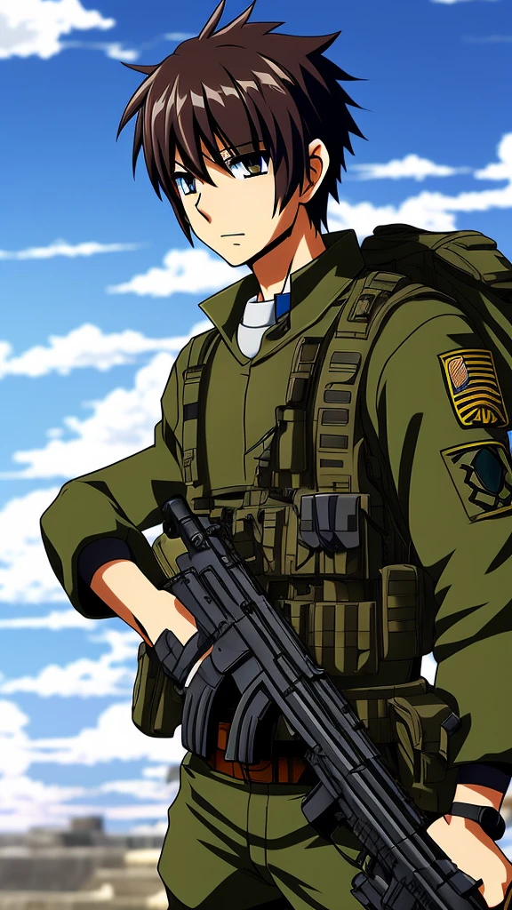 anime boy soldier